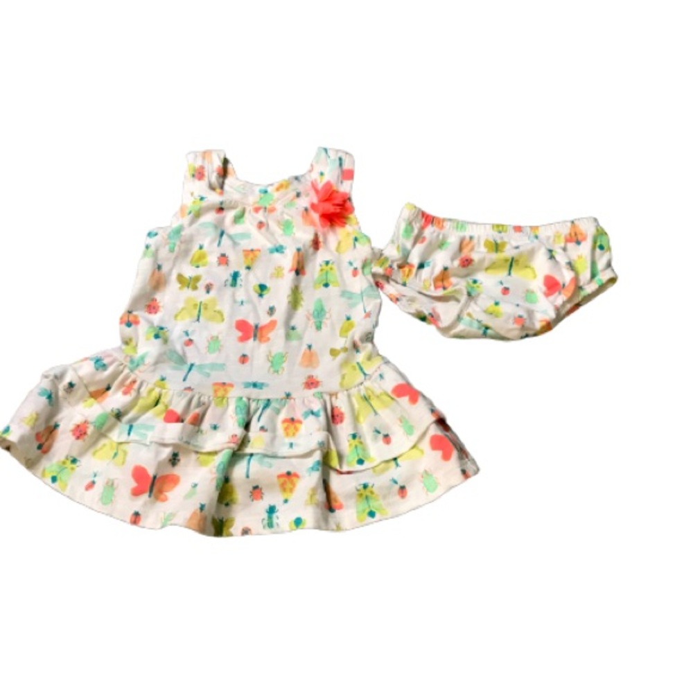 5/$25 Cherokee Girl’s 12 mos Butterfly Dress